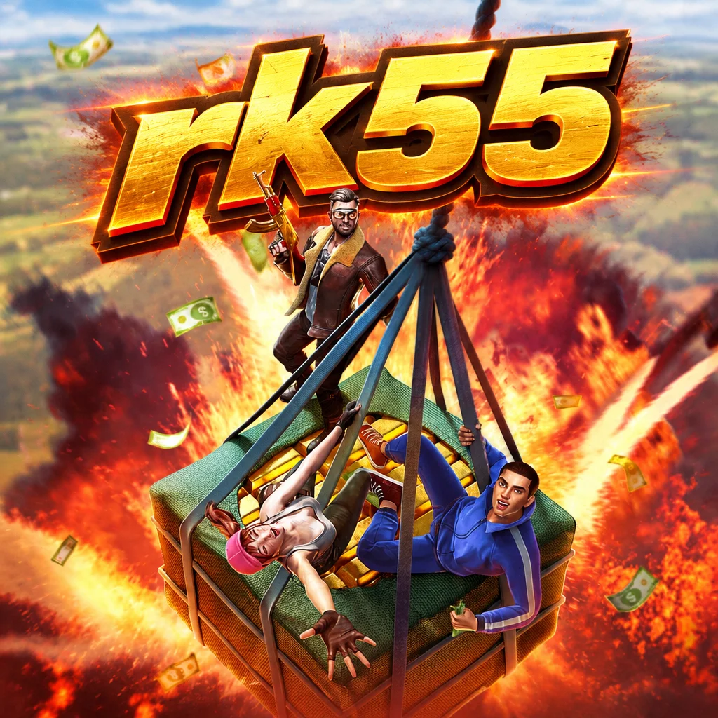 rk55 memperlihatkan ilustrasi aksi bertema pertempuran Battleground